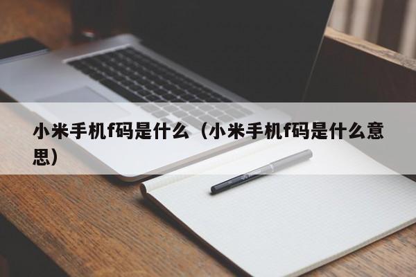 小米手机f码是什么（小米手机f码是什么意思）