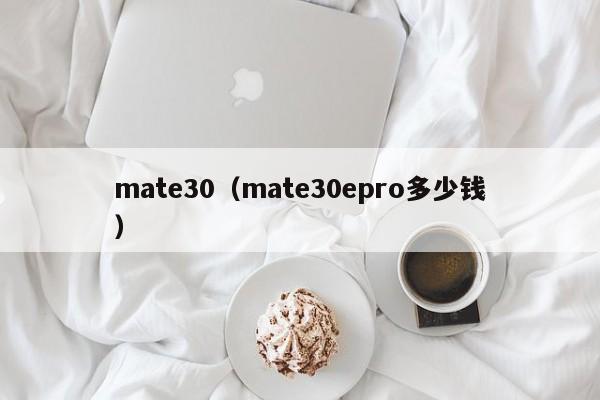 mate30（mate30epro多少钱）